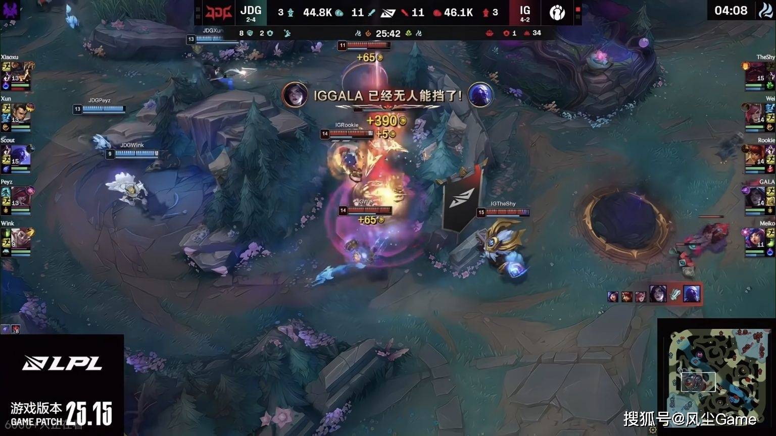 包含Scout连续十五场比赛得分超过突破纪录，IG挑战极限！的词条